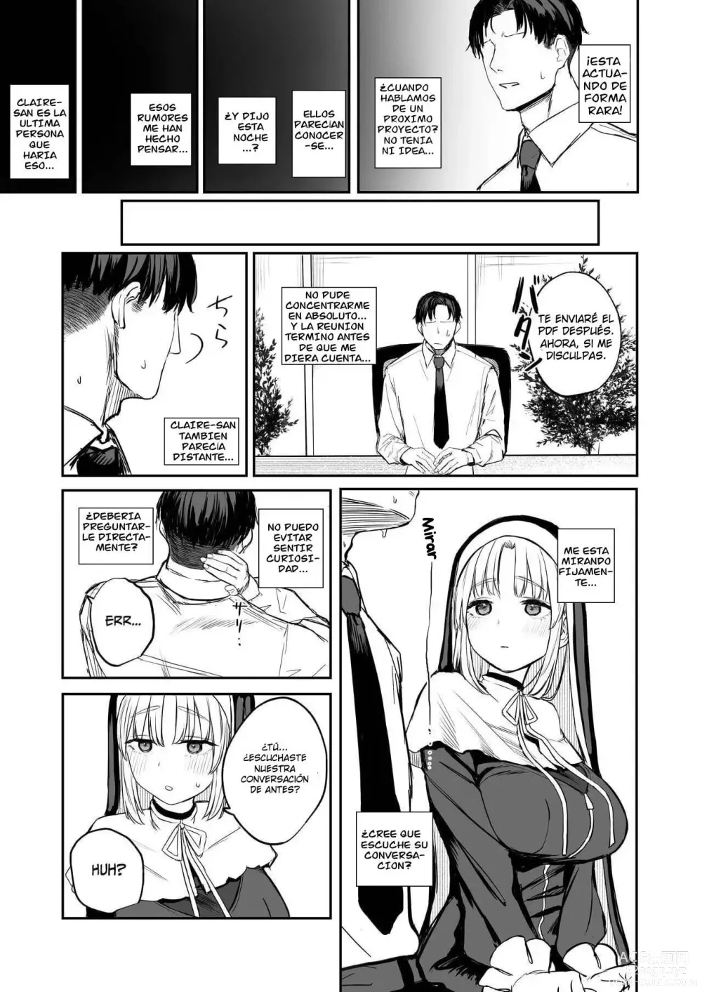 Page 4 of doujinshi Why Would Claire be in Vtuber Soapland?