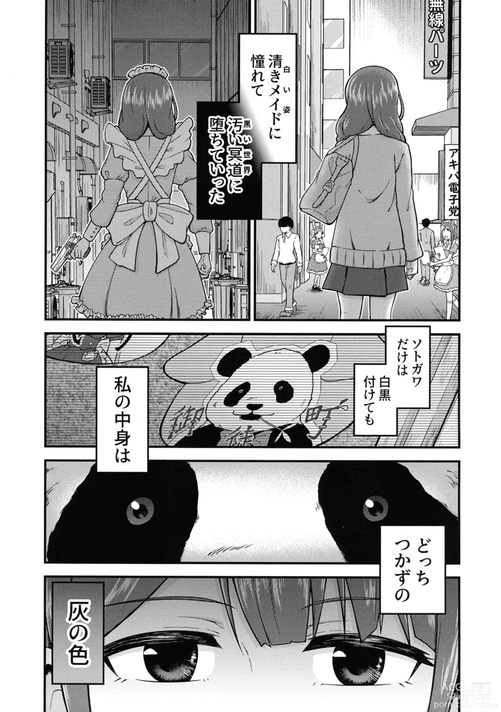 Page 3 of doujinshi Shiro ni mo Kuro ni mo Somarenai