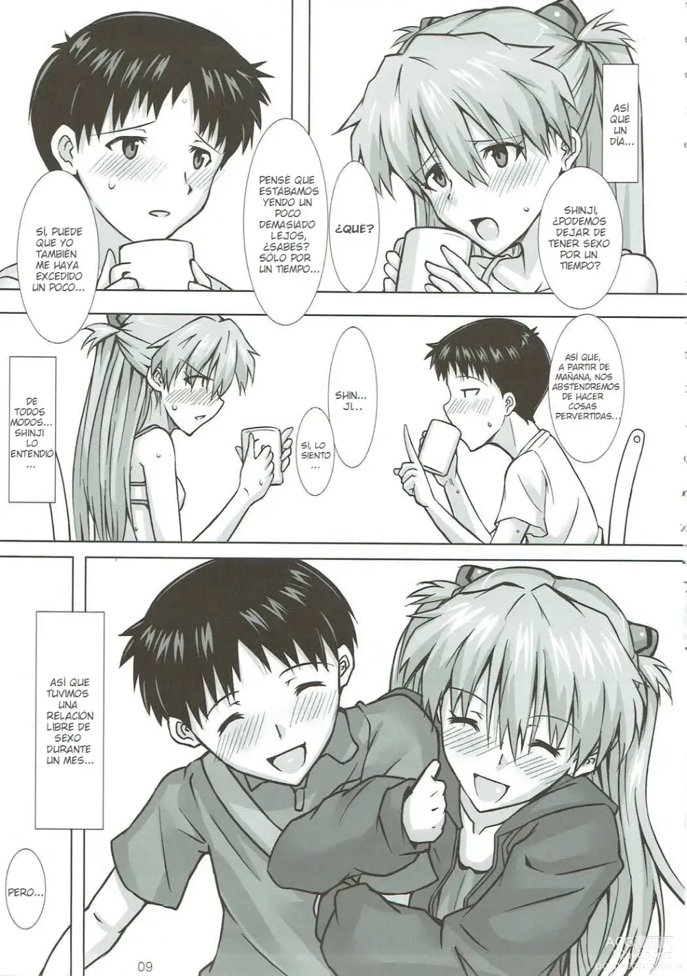 Page 10 of doujinshi Shikinami Taii wa Onayamichuu?