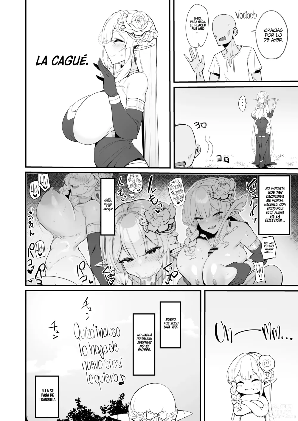 Page 15 of doujinshi A Manga About an Elf Housewife