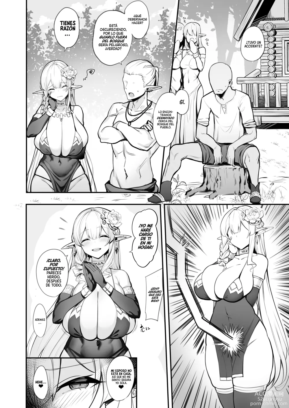 Page 5 of doujinshi A Manga About an Elf Housewife