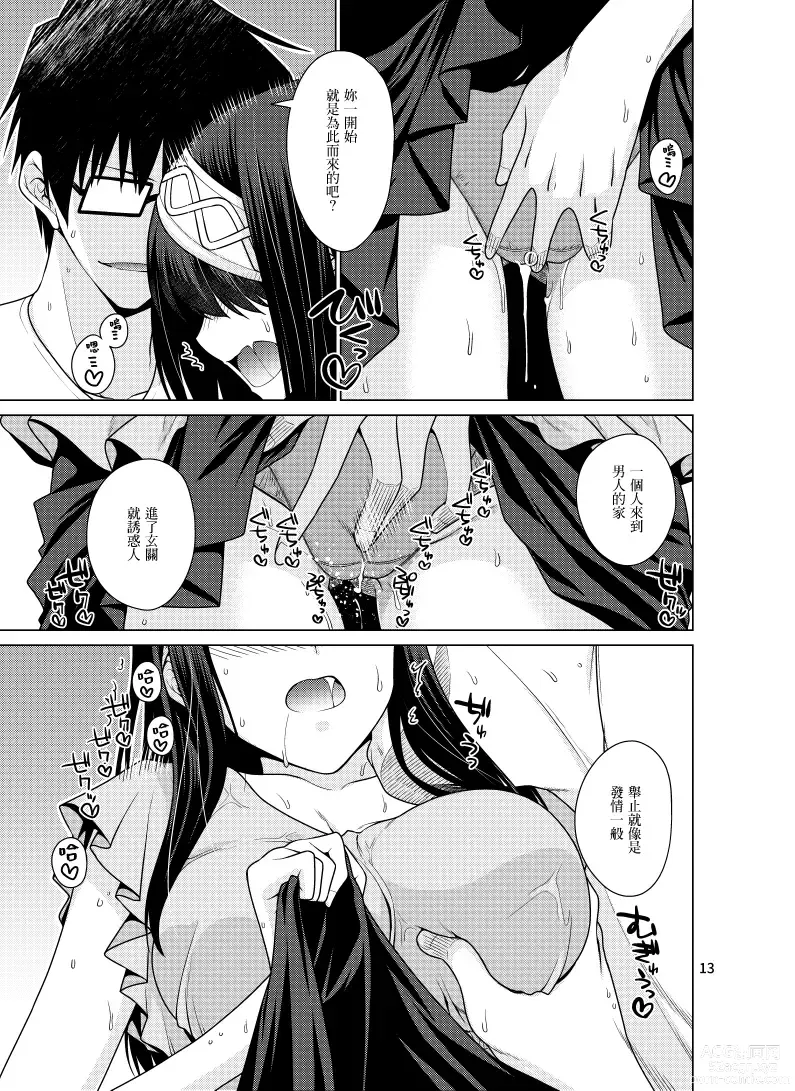 Page 12 of doujinshi Sagisawa Fumika wa P ni Guchogucho ni Saretai!