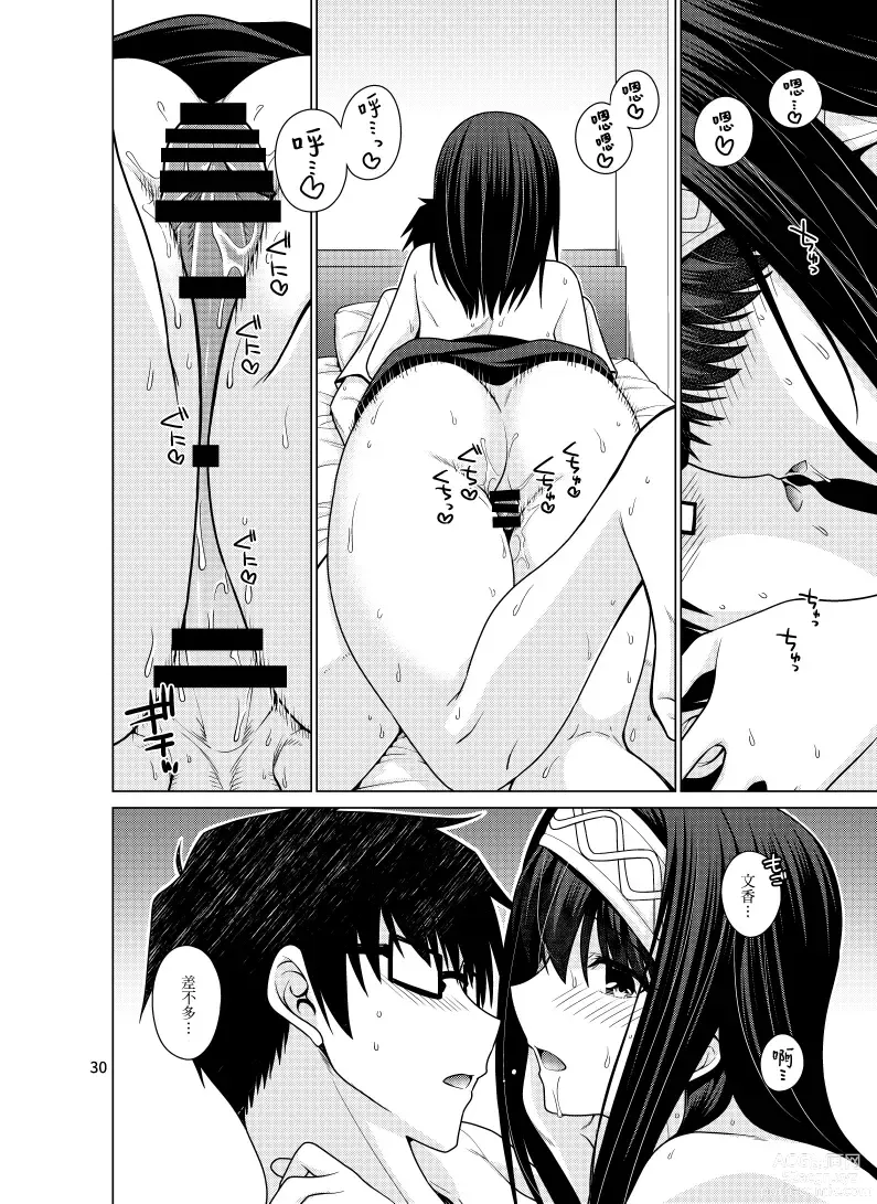 Page 29 of doujinshi Sagisawa Fumika wa P ni Guchogucho ni Saretai!