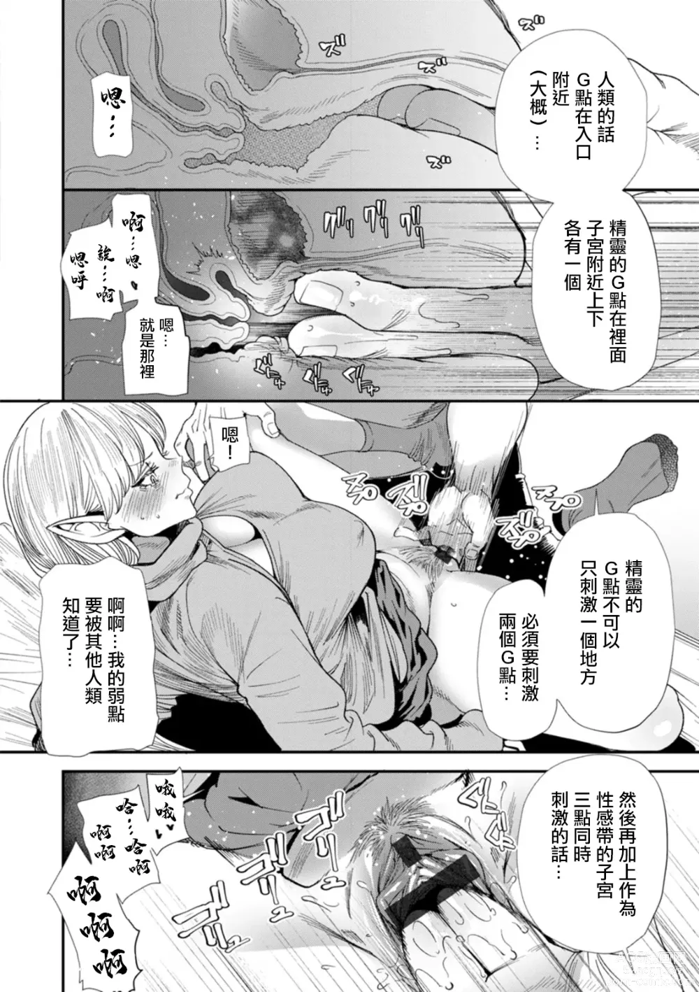 Page 8 of manga AV Debut Shita Hitozuma Elf wa Gachiiki no Yume o Miru ka? Ch. 6