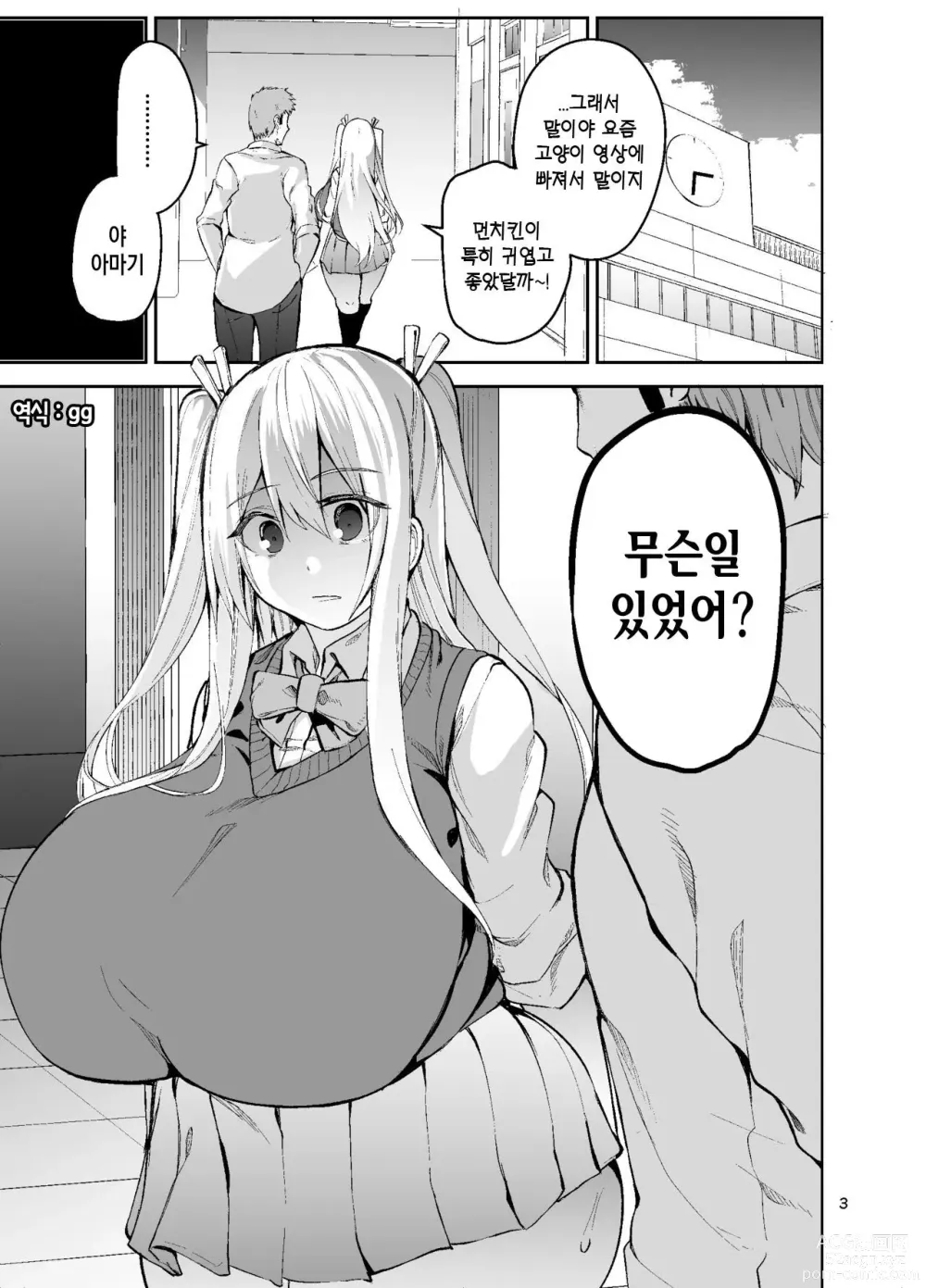 Page 4 of doujinshi TS Musume Kodama-chan to H! Sono 2｜TS녀 코다마쨩과 H! 그 2