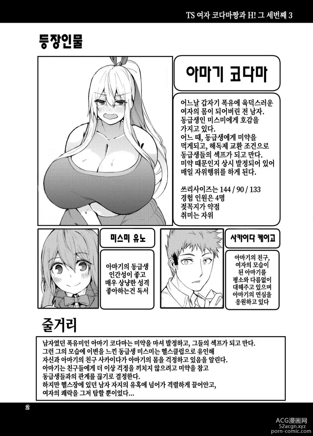 Page 3 of doujinshi TS Musume Kodama-chan to H! Sono 3｜TS녀 코다마쨩과 H! 그 3