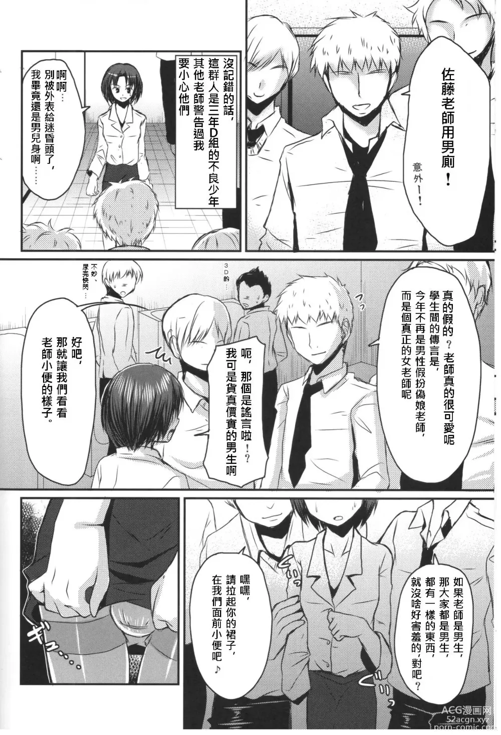 Page 9 of doujinshi Shinnin Josou Kyoushi Ichi