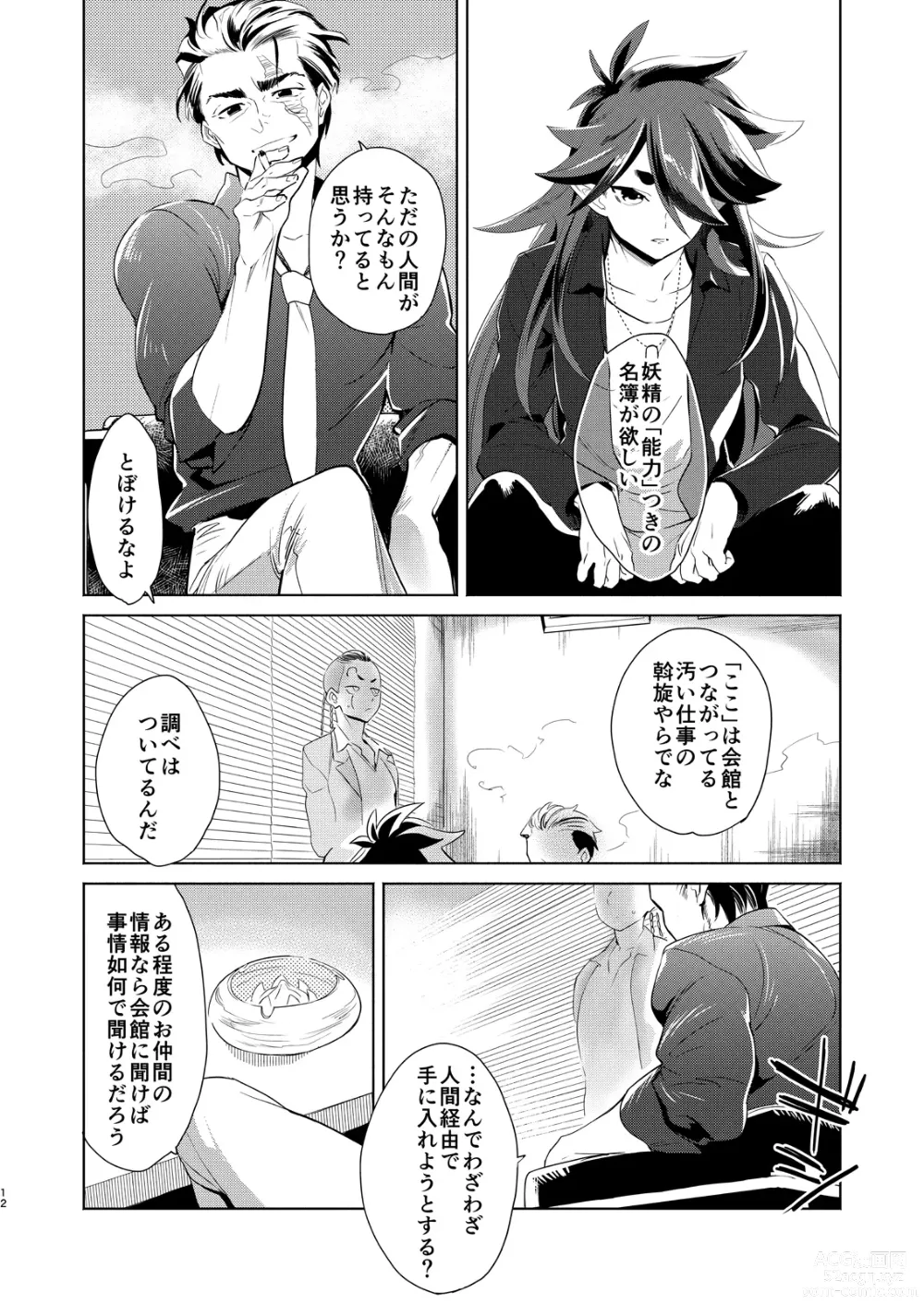 Page 11 of doujinshi Kami no Harawata ni wa Mada Hayai Jou