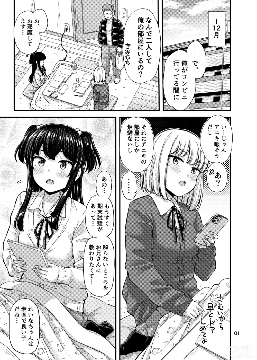 Page 2 of doujinshi Kotatsu no Naka de