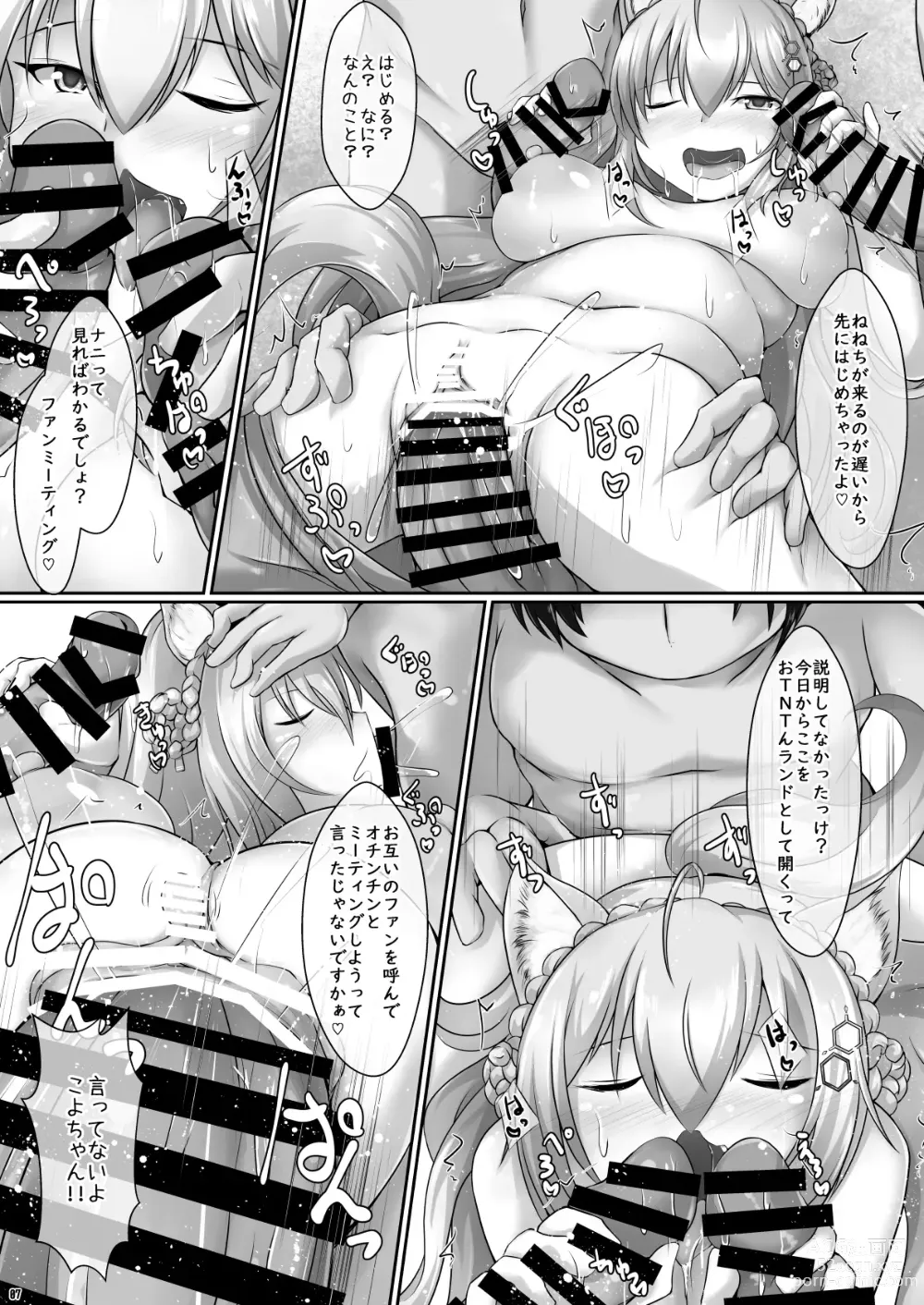 Page 7 of doujinshi Nekkoyo TNT n Land he Youkoso!!