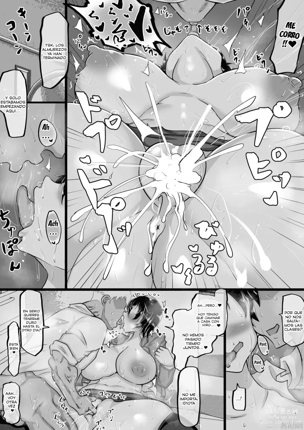 Page 56 of doujinshi Una novia adicta al sexo, envia un video engañando a su novio en busca de mayores placeres