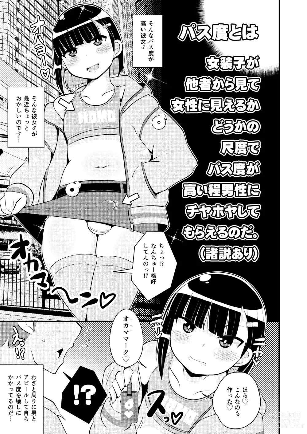 Page 3 of doujinshi Pass-do o Mizukara Hakai shite iku Oji-san