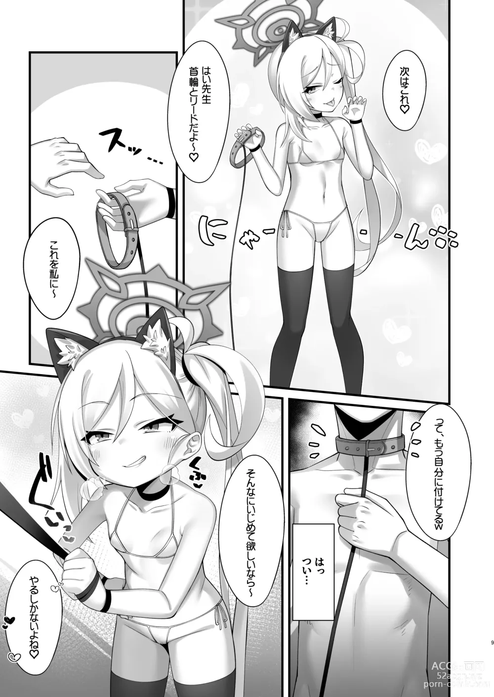 Page 8 of doujinshi Mutsuki-chan ni Cosplay Ecchi Game de Kateru Wakenai yo ne