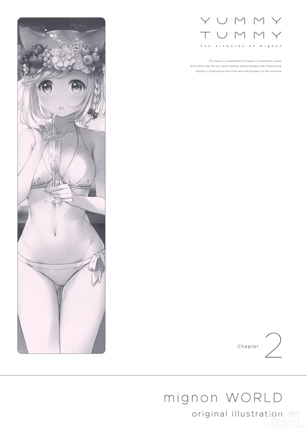 Page 72 of manga mignon Gashuu YUMMY TUMMY The artworks of mignon