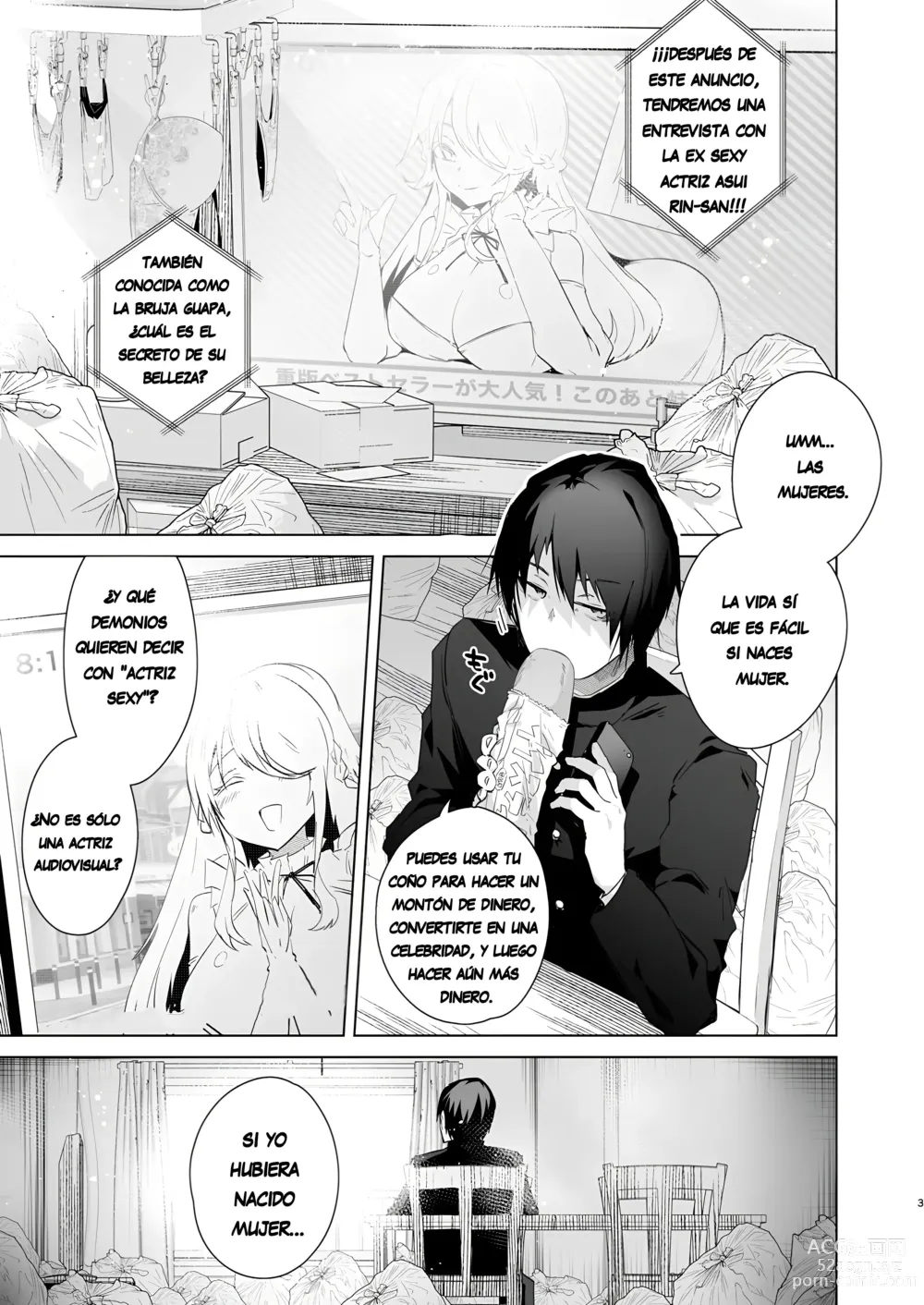 Page 2 of doujinshi TS Fukushuu Revenge 1 ~Me cambié de sexo, me convertí en una chica hermosa, me vengaré y cambiaré mi vida.!~