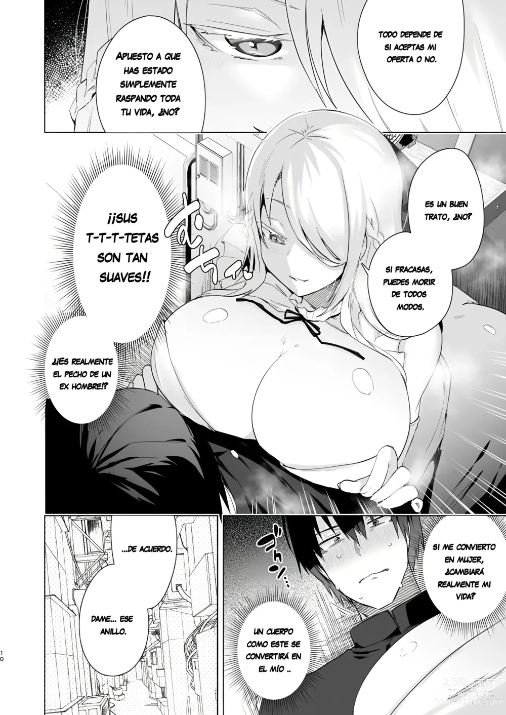 Page 9 of doujinshi TS Fukushuu Revenge 1 ~Me cambié de sexo, me convertí en una chica hermosa, me vengaré y cambiaré mi vida.!~