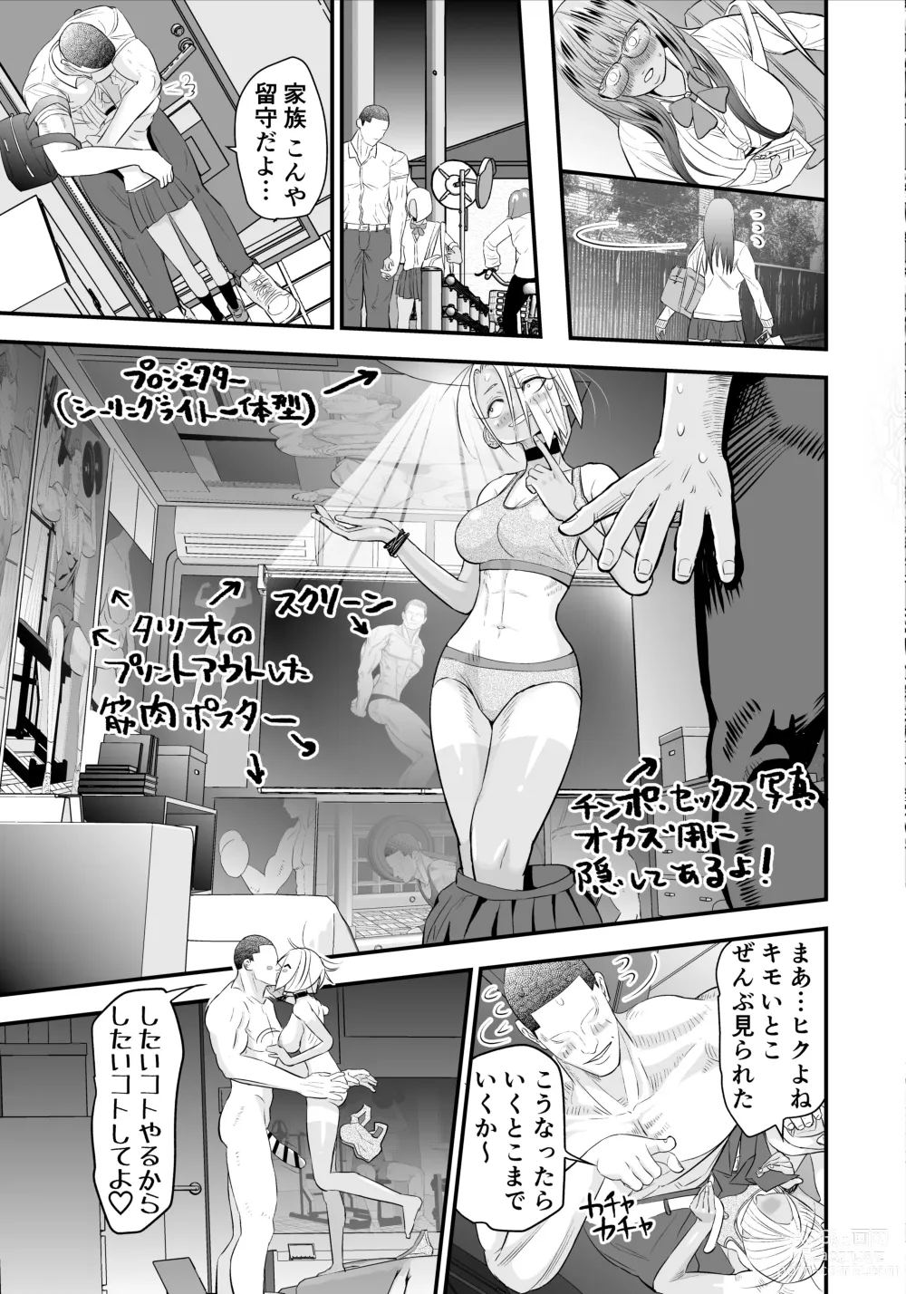 Page 34 of doujinshi Nikubou fechi no tsuyogari gyaru ga kinkotsu ryuuryuu bodibirudā to icharabu de kattari make tari! !