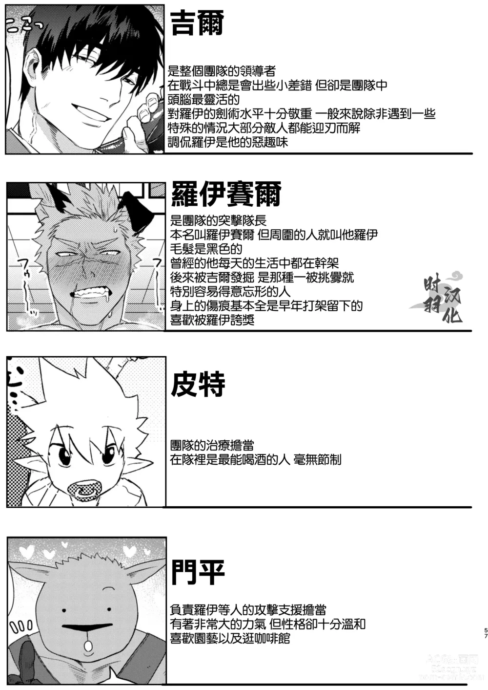 Page 54 of doujinshi 你這條進入發情期的忠犬就由我這主人來幫忙吧