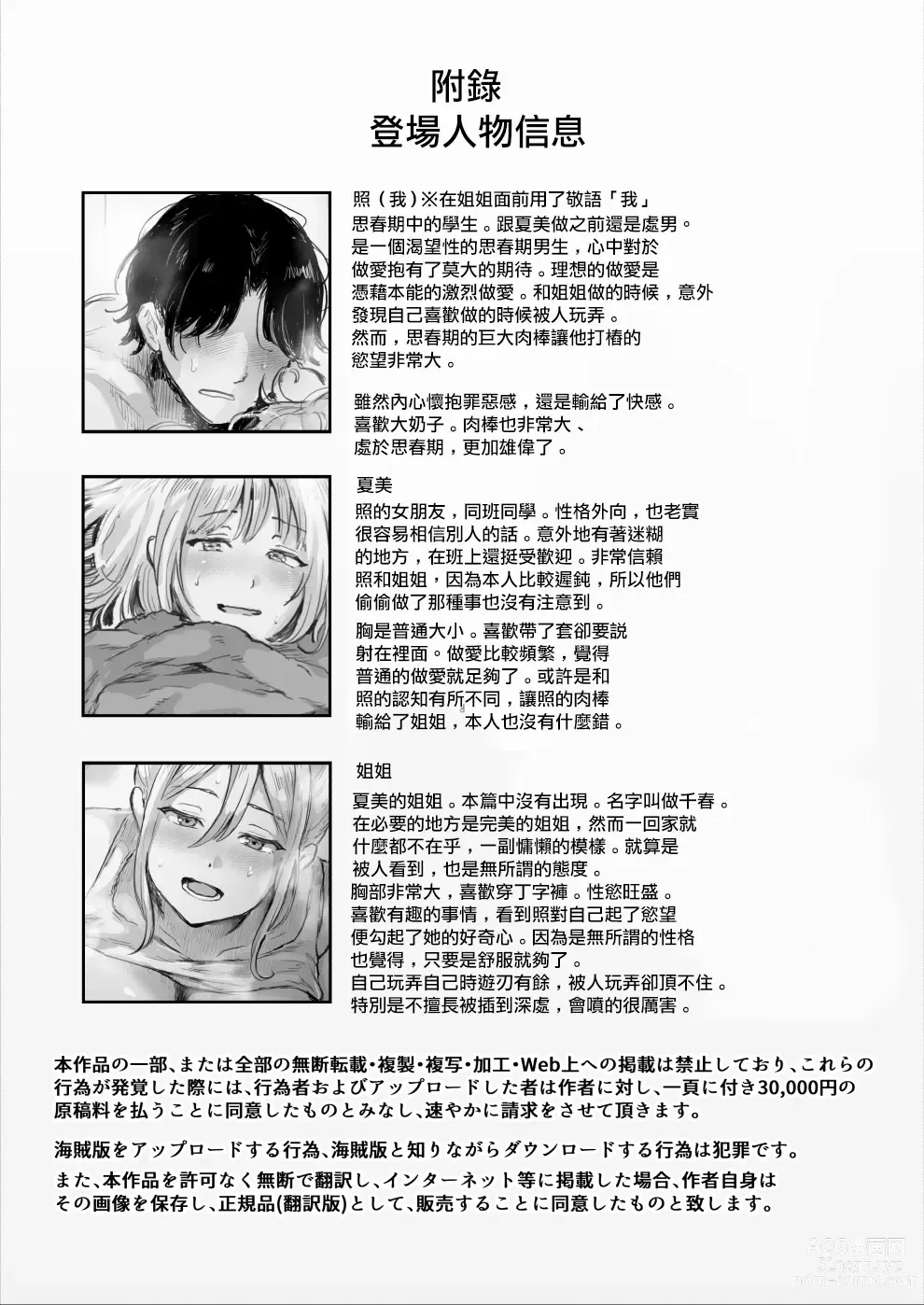 Page 36 of doujinshi 女友的姐姐太騷了我被她拿下了~被超級騷的女友的姐姐不停玩弄…❤