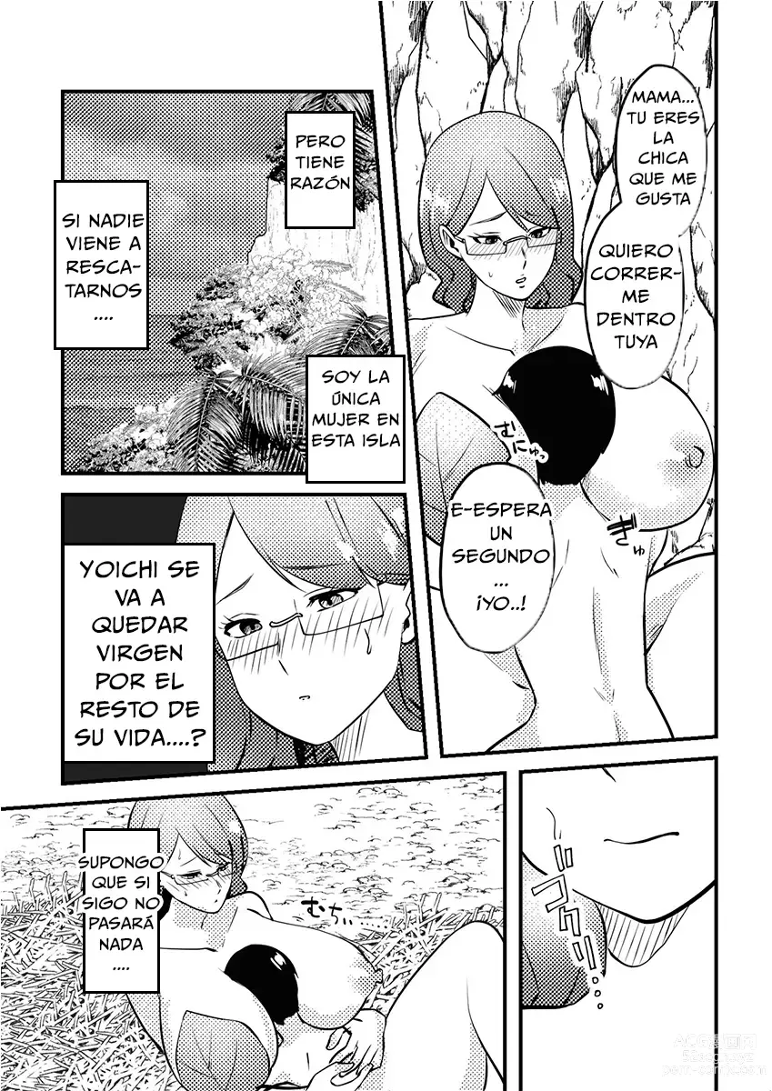 Page 17 of doujinshi Mama to Musuko ga Mujintou de Love Love Sex suru Hanashi