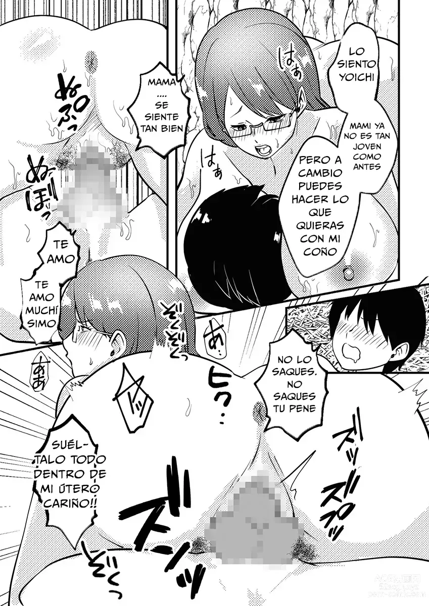 Page 20 of doujinshi Mama to Musuko ga Mujintou de Love Love Sex suru Hanashi