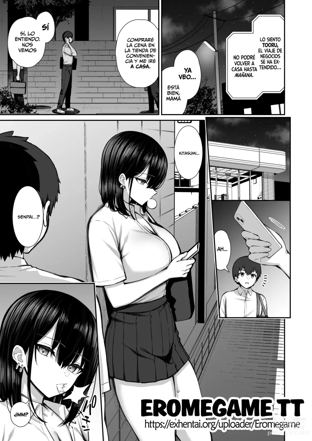 Page 3 of doujinshi Mi Gyaru Senpai Fugitiva me Deja Follarla con Demasiada Facilidad