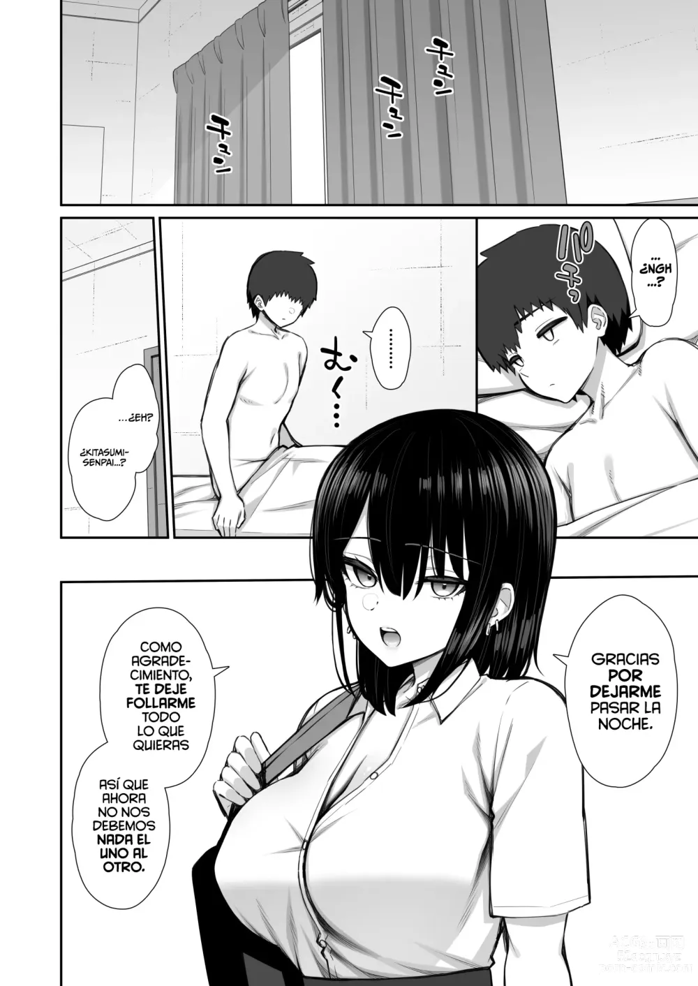 Page 36 of doujinshi Mi Gyaru Senpai Fugitiva me Deja Follarla con Demasiada Facilidad