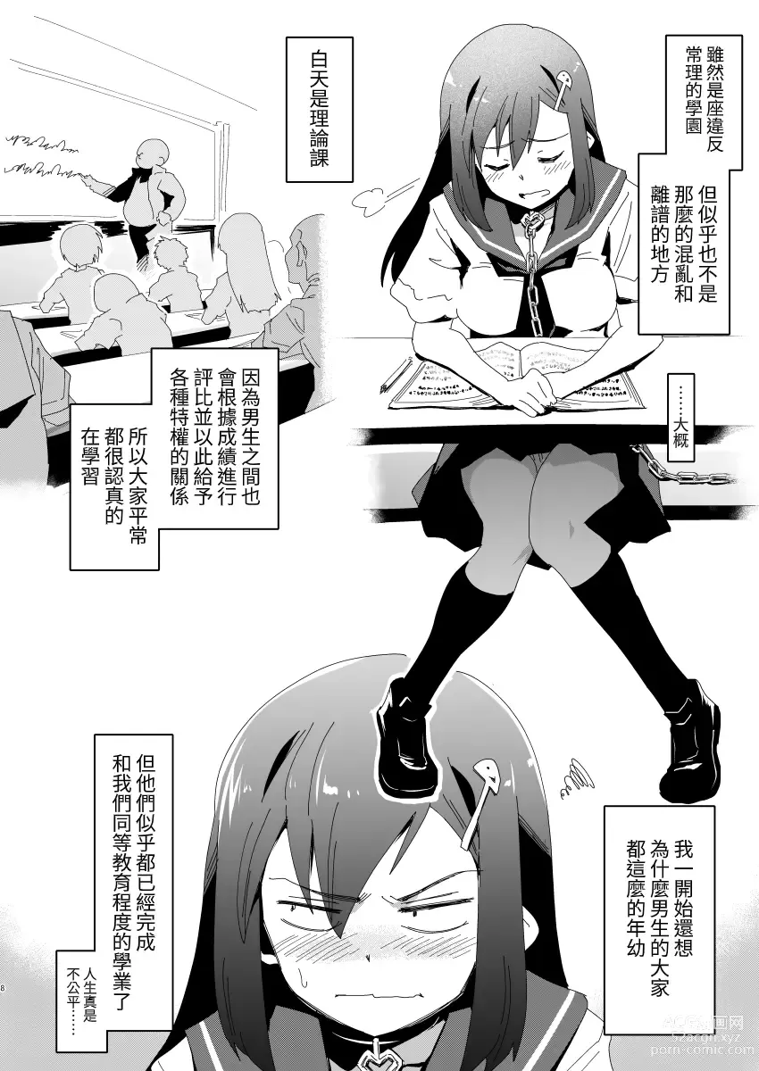 Page 8 of doujinshi Zettai Fukujuu Gakuen Gakuen Annai Hen