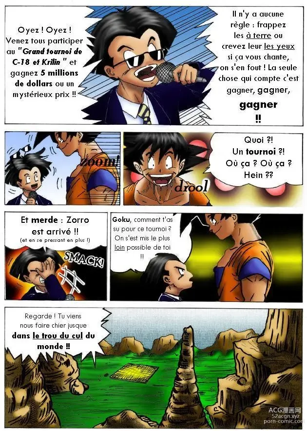 Page 2 of manga DBZ  Prologue