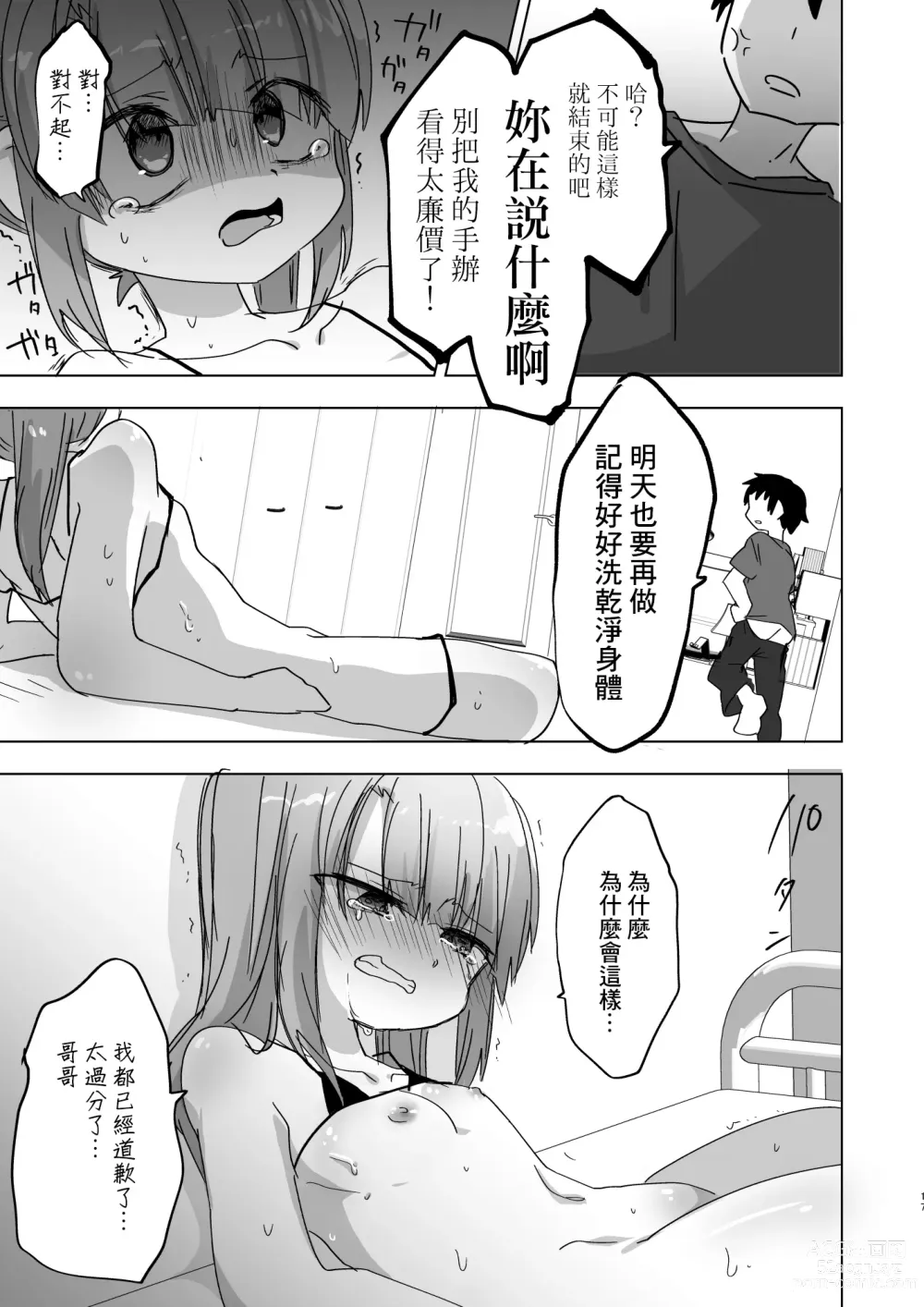 Page 17 of doujinshi Imouto demo Benshou wa Chanto Sasenakya ne