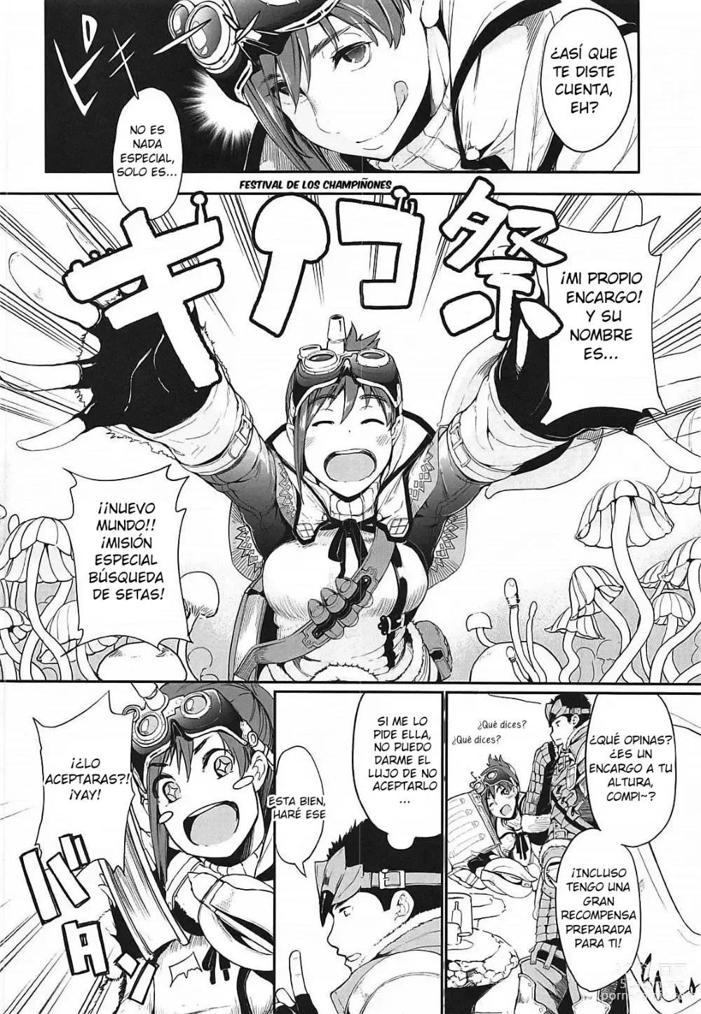 Page 3 of doujinshi Mushroom Festival (decensored)