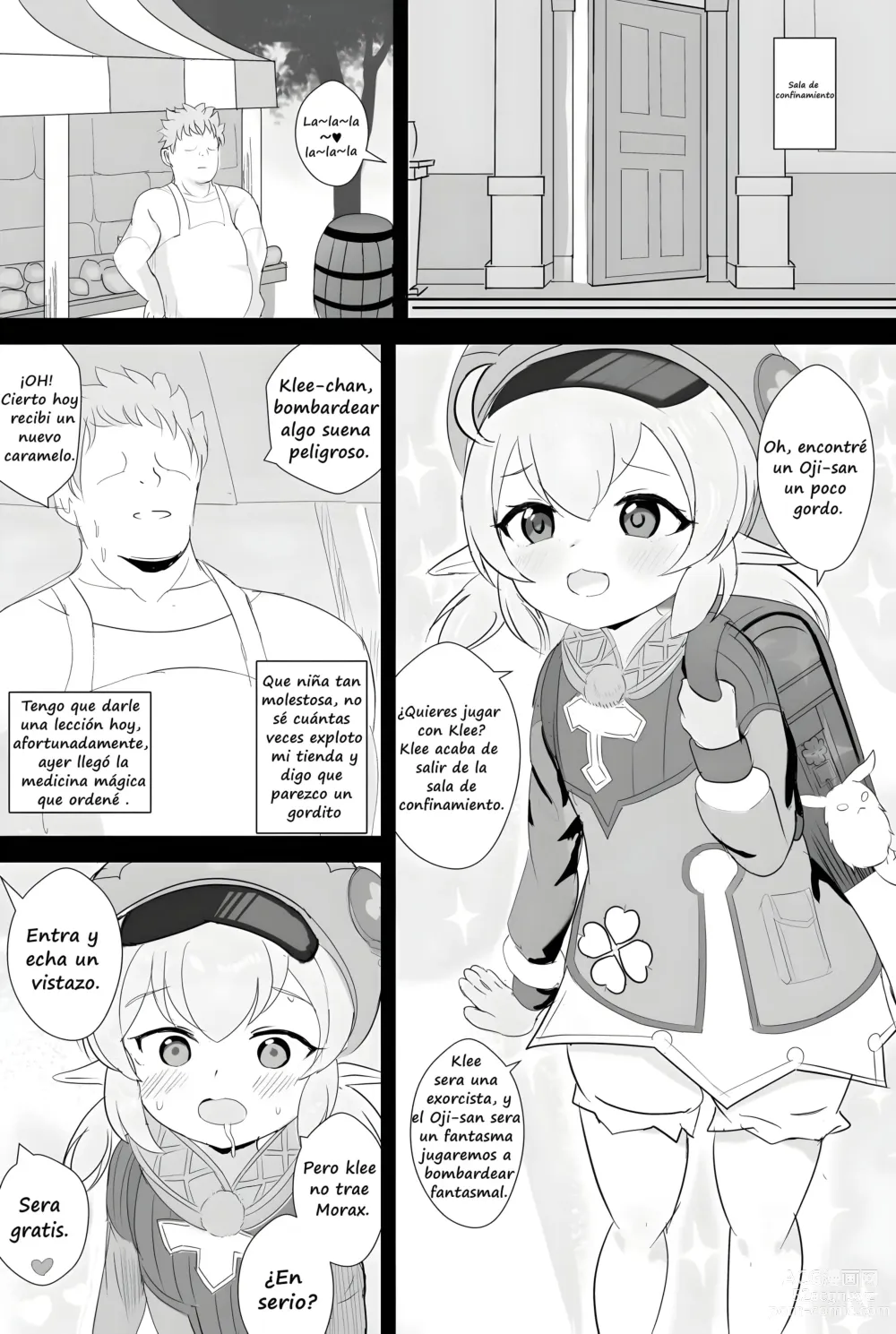 Page 2 of doujinshi Klee y la pocion Elemental