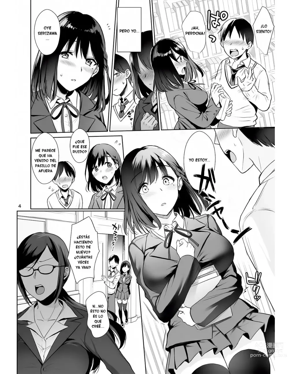 Page 3 of doujinshi Toshoshitsu no Kanojo ~Seiso na Kimi ga Ochiru made 1 -6