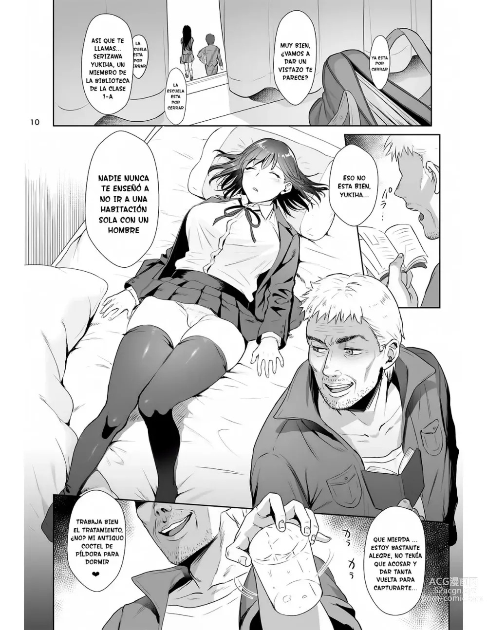 Page 9 of doujinshi Toshoshitsu no Kanojo ~Seiso na Kimi ga Ochiru made 1 -6