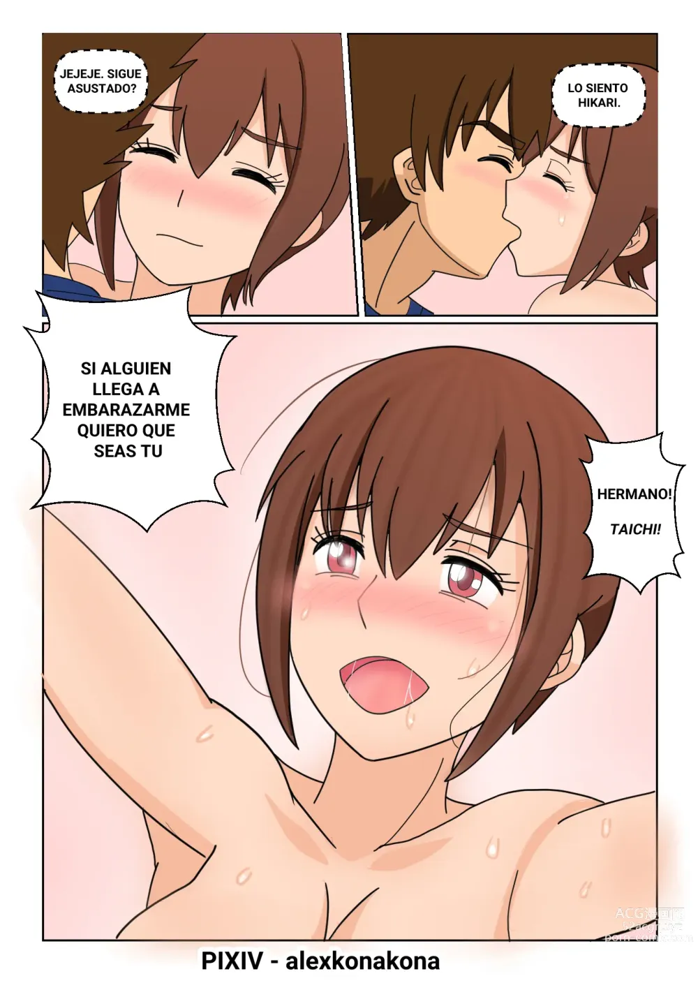 Page 22 of doujinshi HIKARI LIGTH OF COURAGE spanish