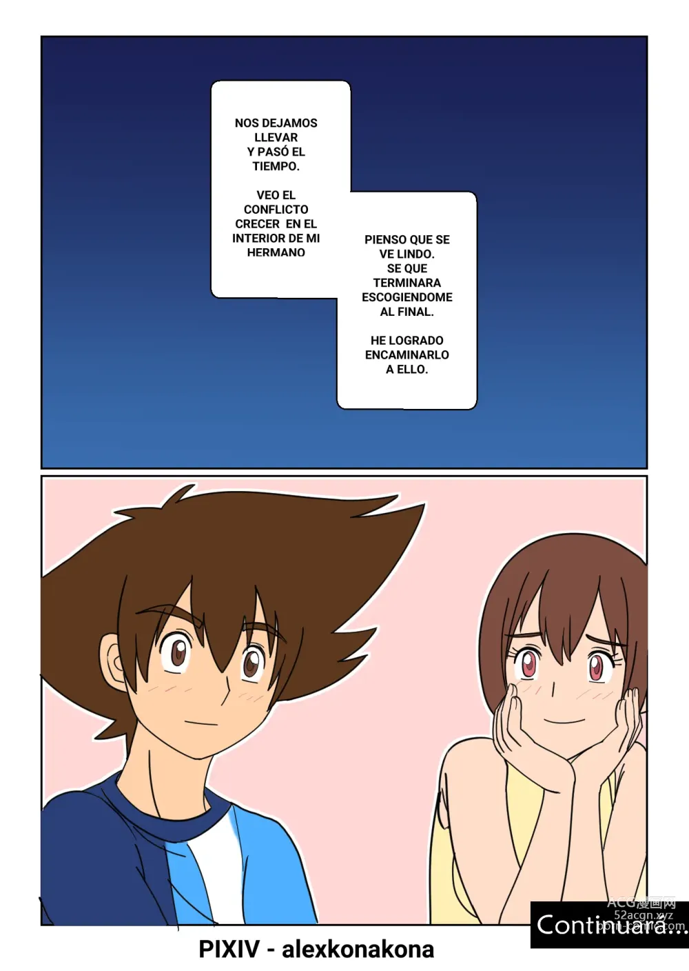 Page 25 of doujinshi HIKARI LIGTH OF COURAGE spanish