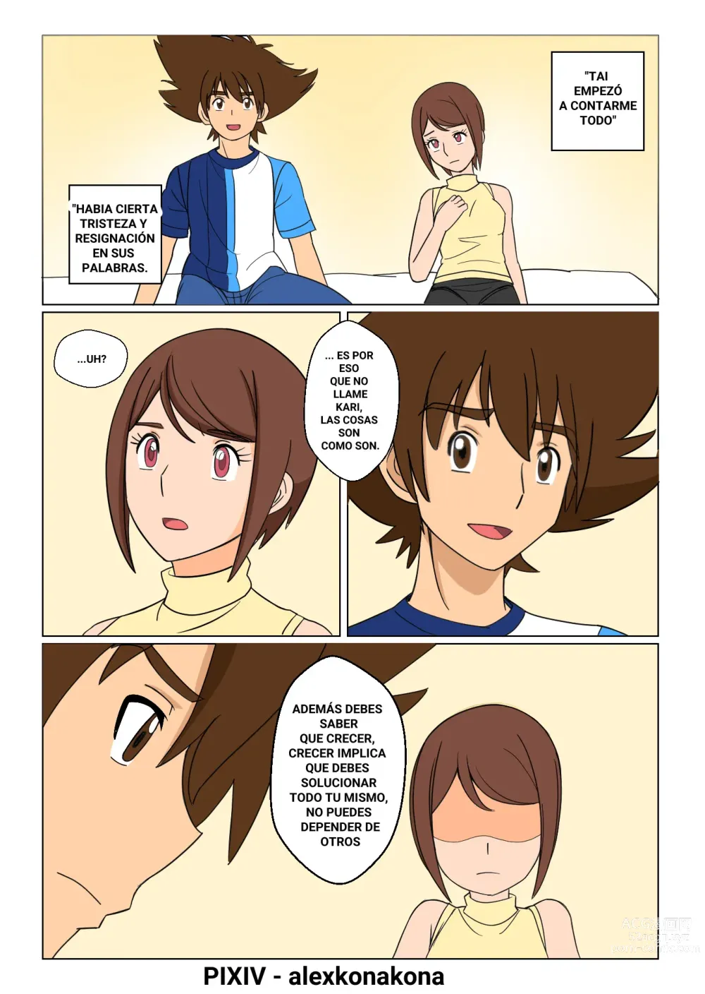 Page 5 of doujinshi HIKARI LIGTH OF COURAGE spanish