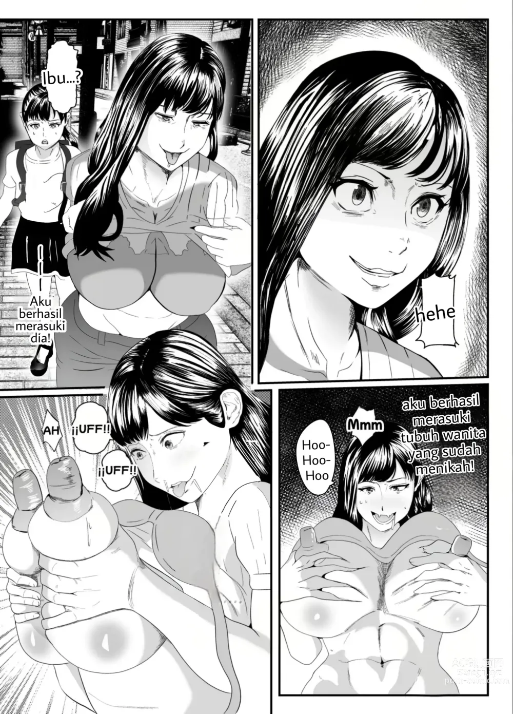 Page 5 of doujinshi Yuurei Ni Nottorare Osoto De Ikenai Koto O Hajimeta Okaa-San