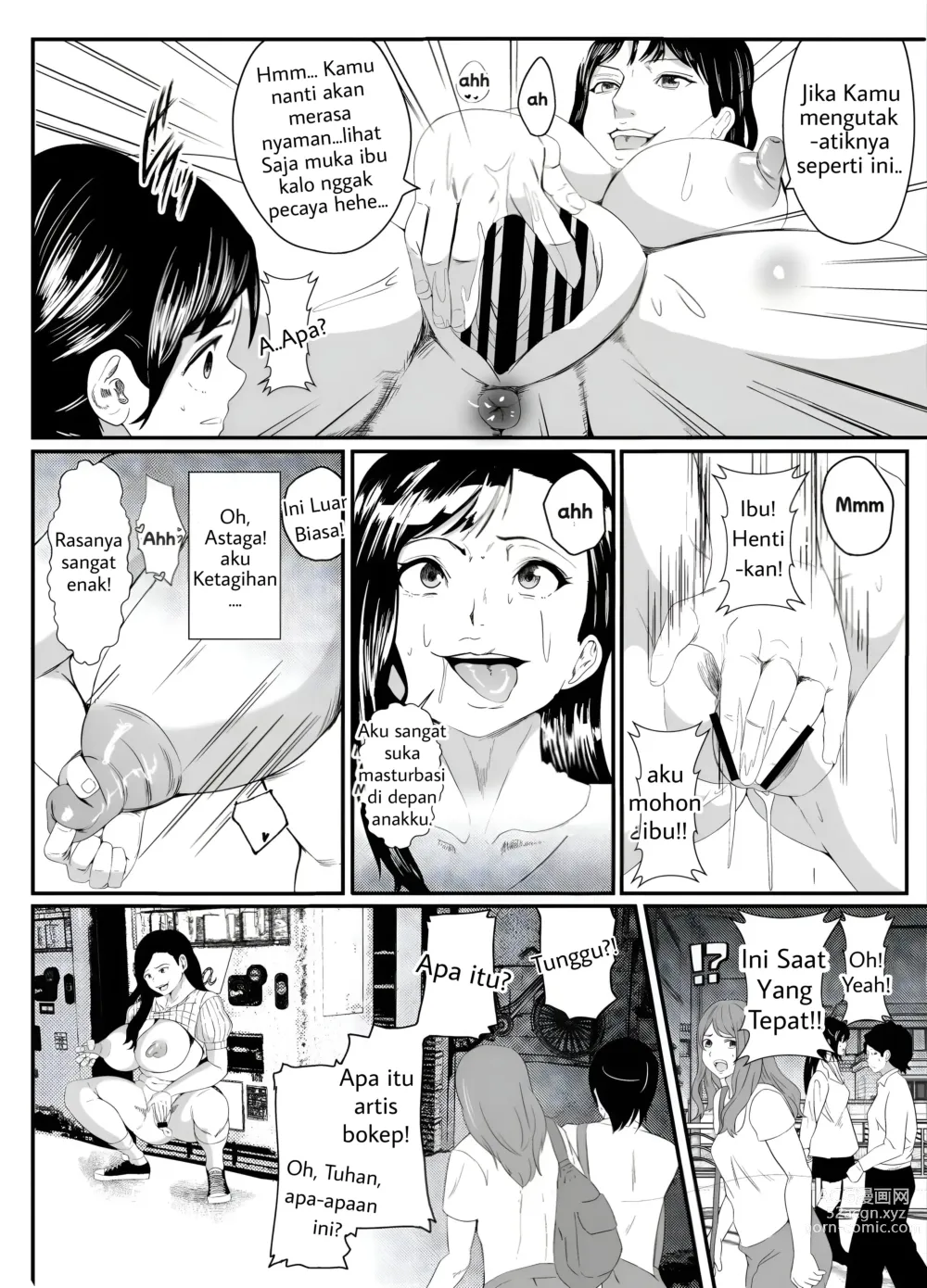 Page 8 of doujinshi Yuurei Ni Nottorare Osoto De Ikenai Koto O Hajimeta Okaa-San