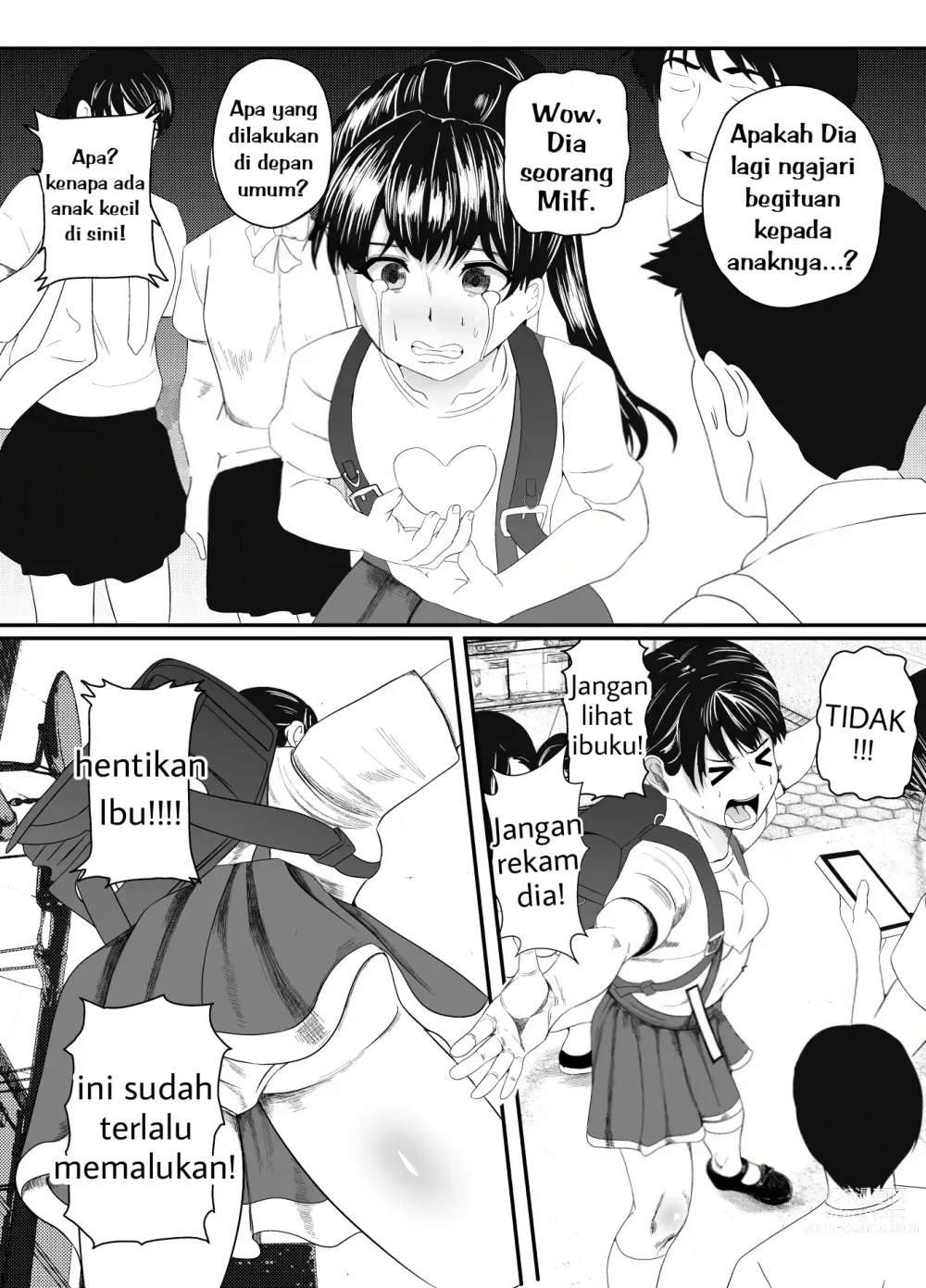 Page 9 of doujinshi Yuurei Ni Nottorare Osoto De Ikenai Koto O Hajimeta Okaa-San