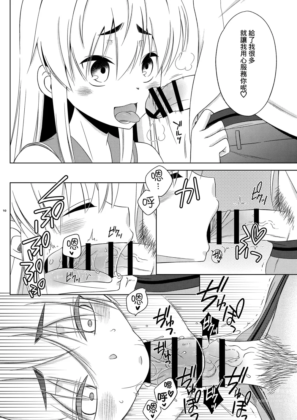 Page 9 of doujinshi RJ432432[まりあな海溝企画 (みかみ北都)] 島風くんの有料トイレ中文翻译（打工赚钱汉化男娘本x真不可视）