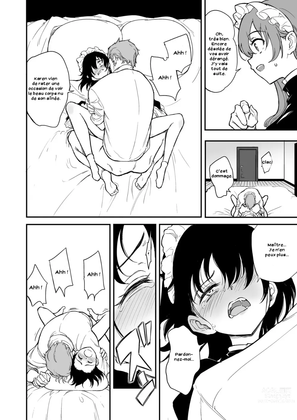 Page 19 of doujinshi Maid Kyouiku. 4 -Botsuraku Kizoku Rurikawa Tsubaki-