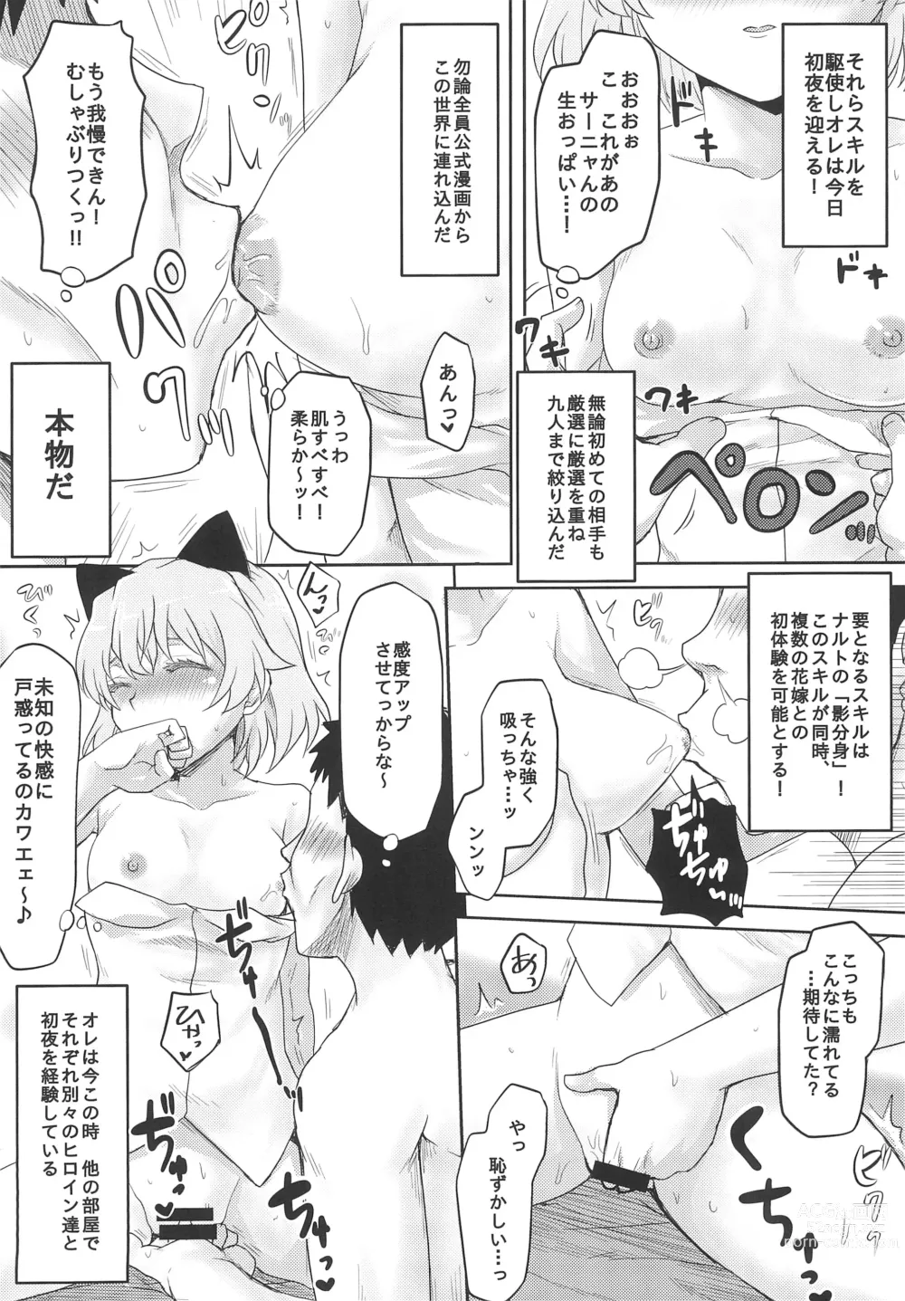 Page 10 of doujinshi Omodume BOX  Gaiden Nijigen no Shihaisha