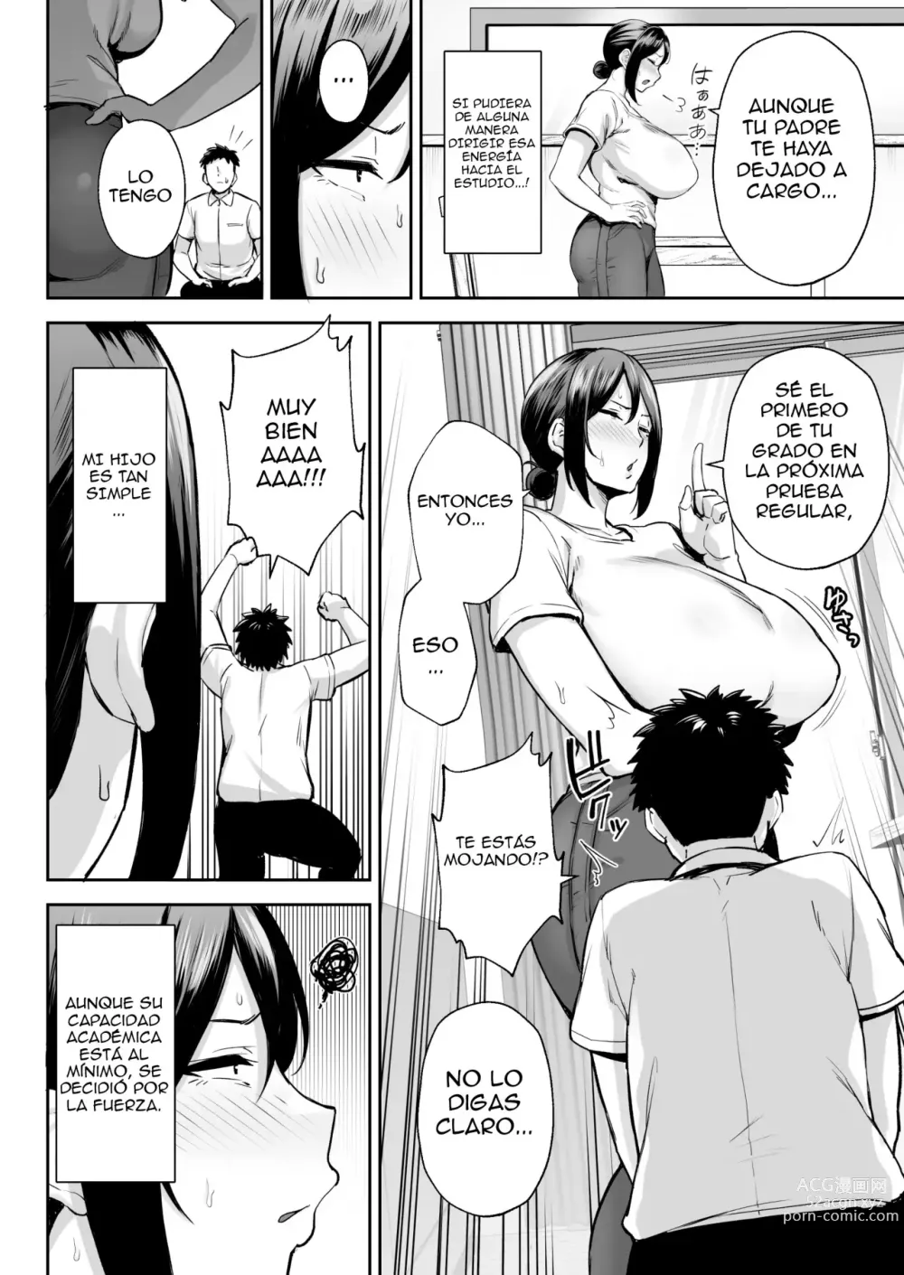 Page 7 of doujinshi Ichiban midjikade ero i mesu Miyuki 〜 hahadakedo, shiko saru musuko ni komattemasu