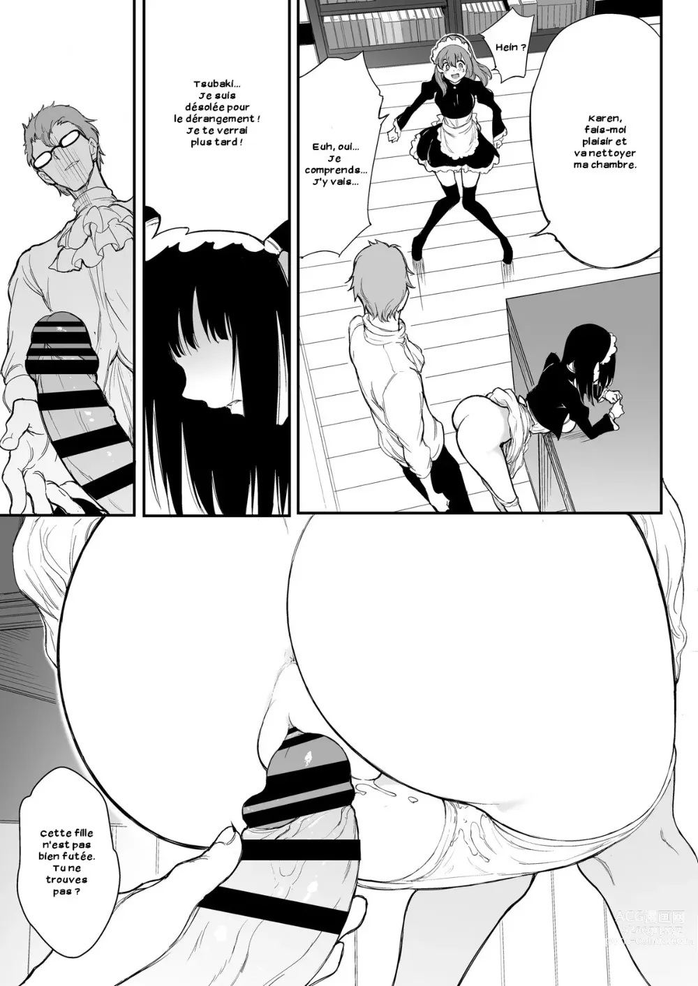 Page 15 of doujinshi Maid Kyouiku. 3 -Botsuraku Kizoku Rurikawa Tsubaki-