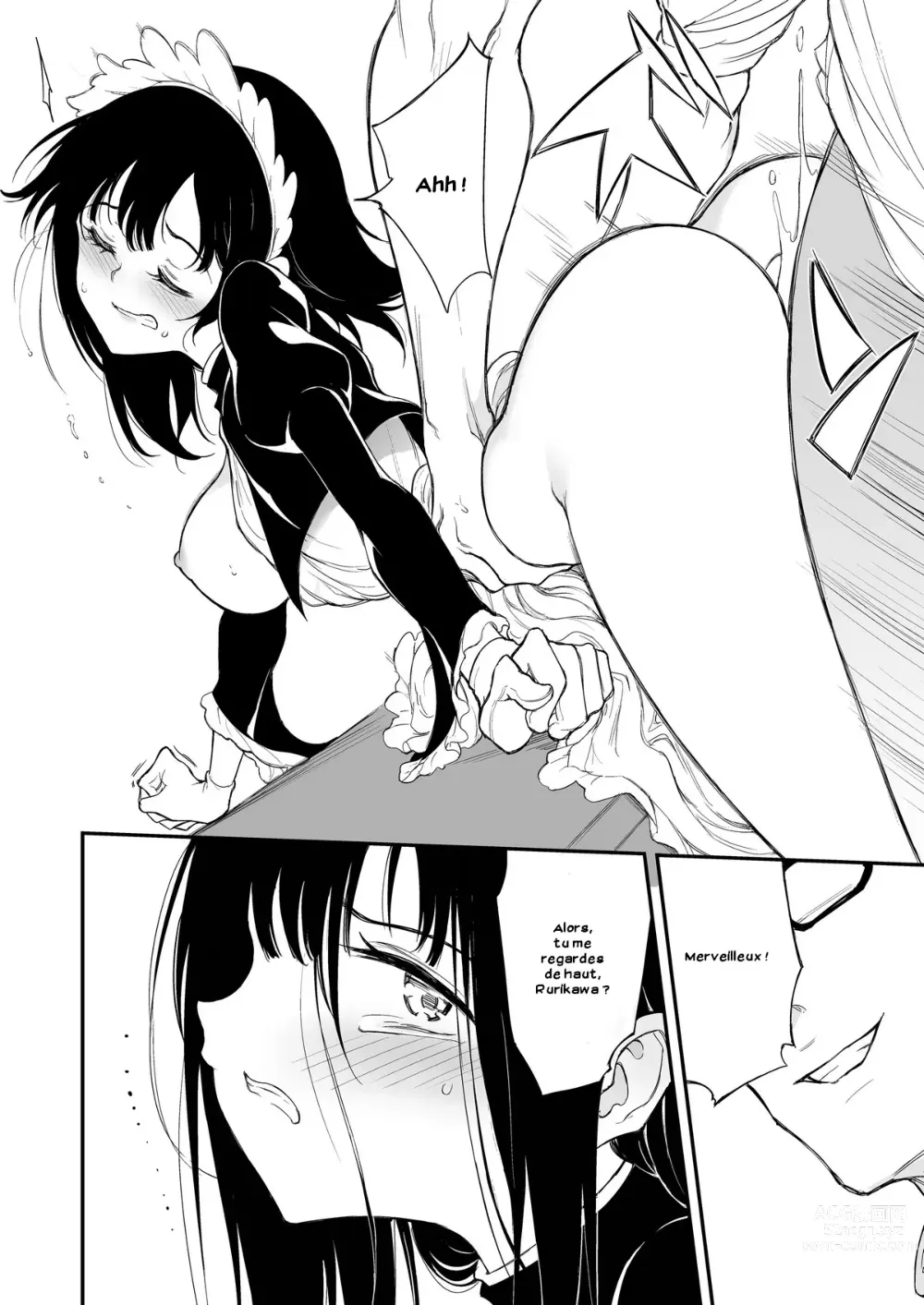 Page 18 of doujinshi Maid Kyouiku. 3 -Botsuraku Kizoku Rurikawa Tsubaki-