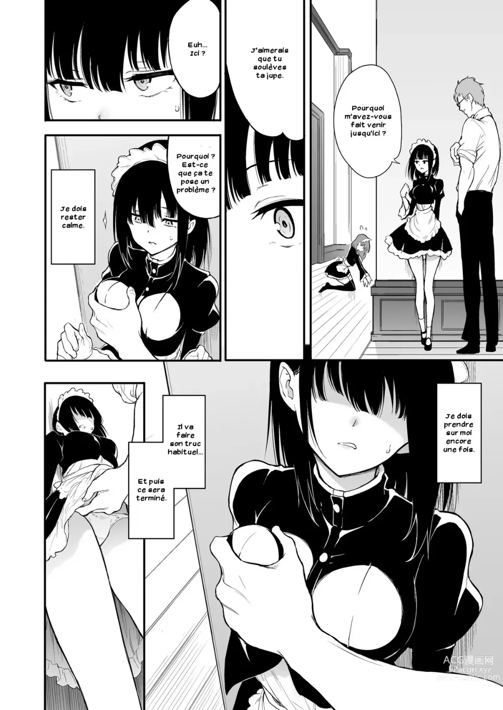 Page 4 of doujinshi Maid Kyouiku. 3 -Botsuraku Kizoku Rurikawa Tsubaki-