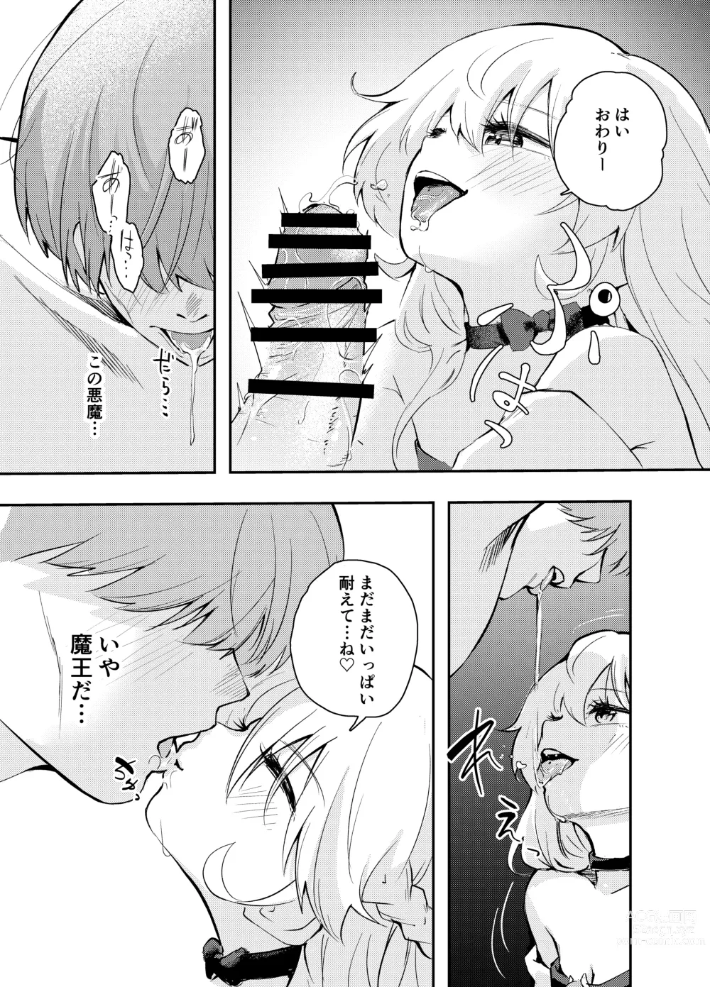 Page 20 of doujinshi Wagamama  Majo to  Shasei Kinshi Seikatsu