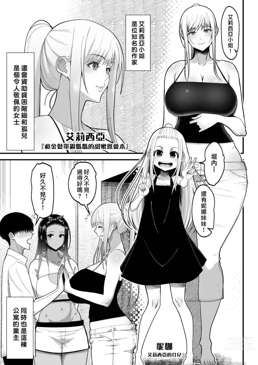 Page 145 of doujinshi 金髪シングルマザーとイチャラブする本 & オタクに優しいギャルとイチャラブする話