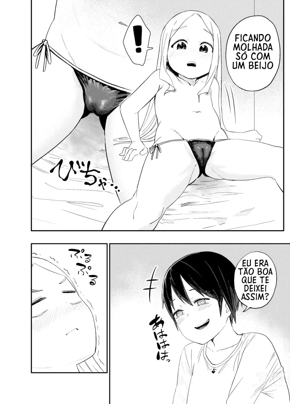 Page 12 of doujinshi Colegial lésbica pervertida provoca a succubus loli